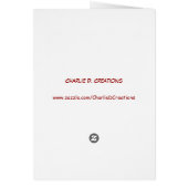 Postman with a letter cards (Back)