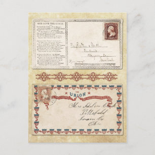 Postmarked Civil War Envelopes with the Union Postcard