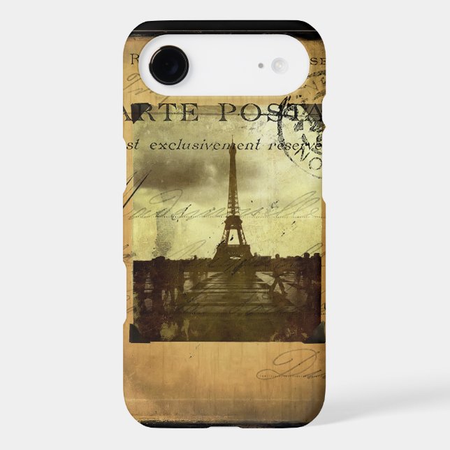 Postmarked Paris Case-Mate iPhone Case (Back)