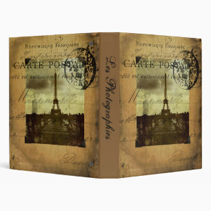 Postmarked Paris Les Photographies 1" Photo Album Binder