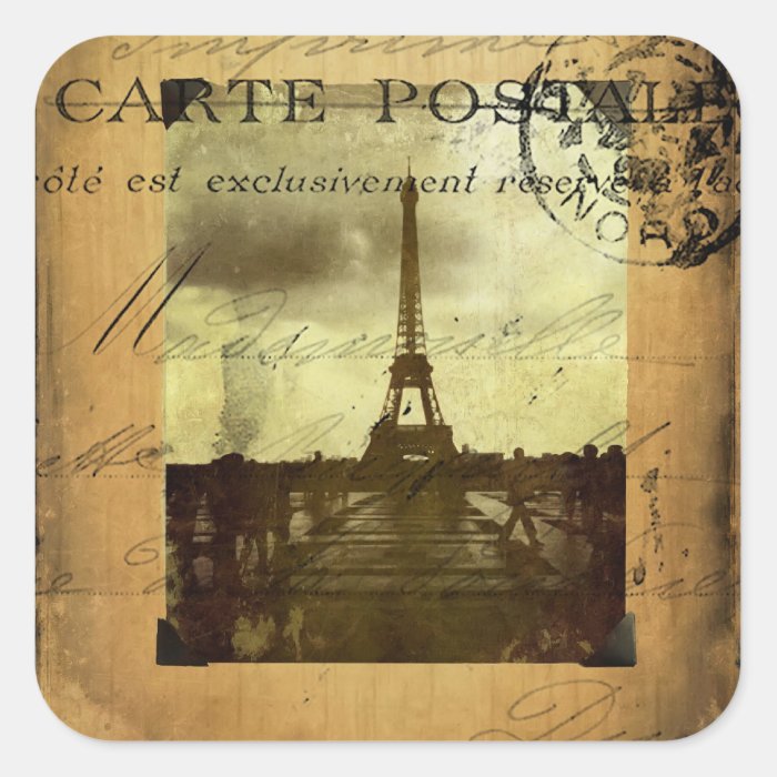 Postmarked Paris Stickers