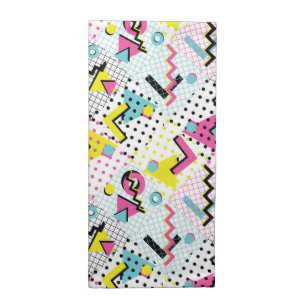 Postmodern Memphis Style Pattern Cloth Napkin