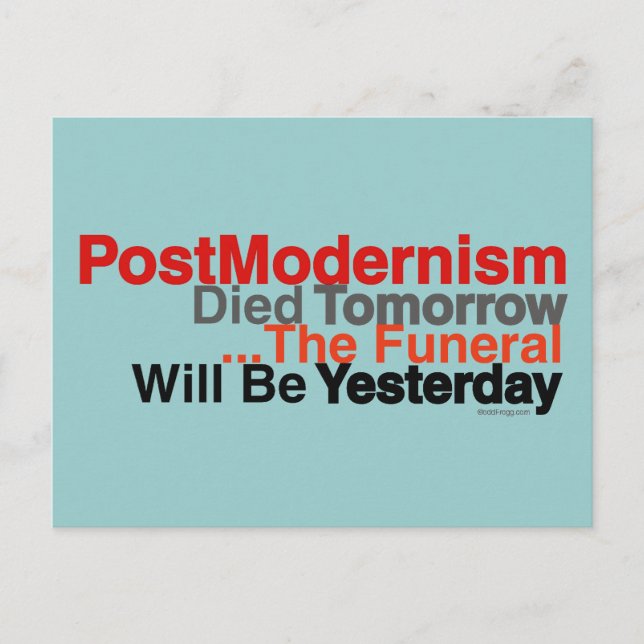 PostModernism Postcards (Front)