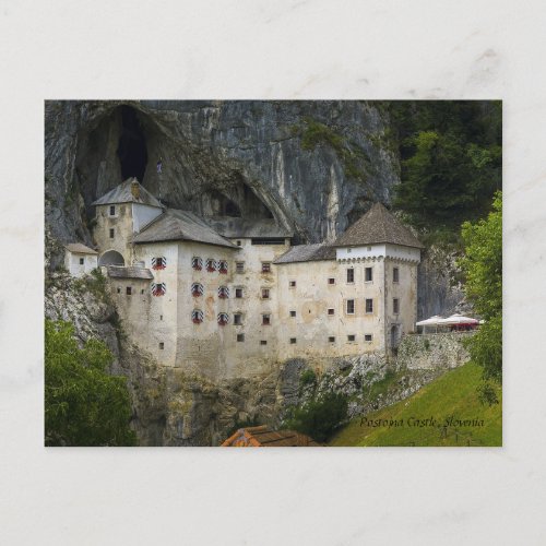 Postojna Castle  Slovenia Holiday Postcard