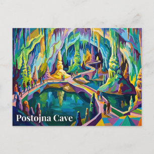 Postojna Cave Slovenia Postcard