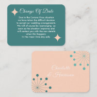 Postponed Wedding Change Of Date Announcement