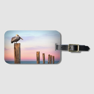 Posts & a Pelican Fort Myers Beach, Florida Luggage Tag