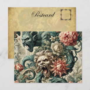 Posture of Perdition – Gothic Victorian Holiday Postcard