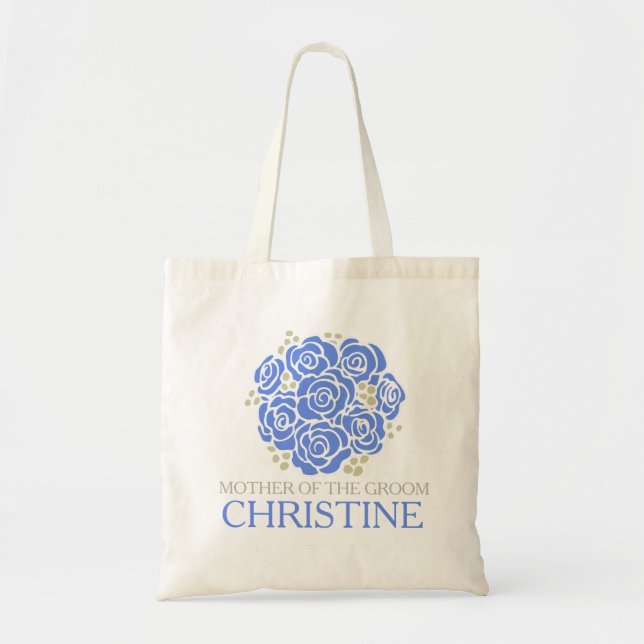 Posy thank you grooms mother wedding favor bag (Front)