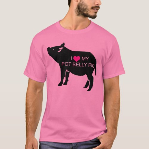 Pot Belly Pig T_Shirt