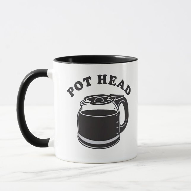 pot head mug (Left)
