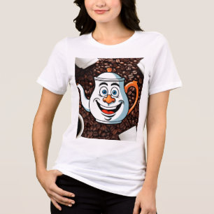 Pot Head T-Shirt – Funny Coffee Lover Tee for Caff