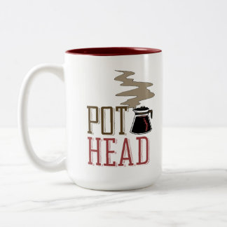 Pot Head Two-Tone Coffee Mug