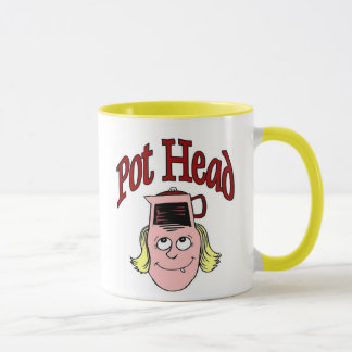 Pot Head Woman Mug