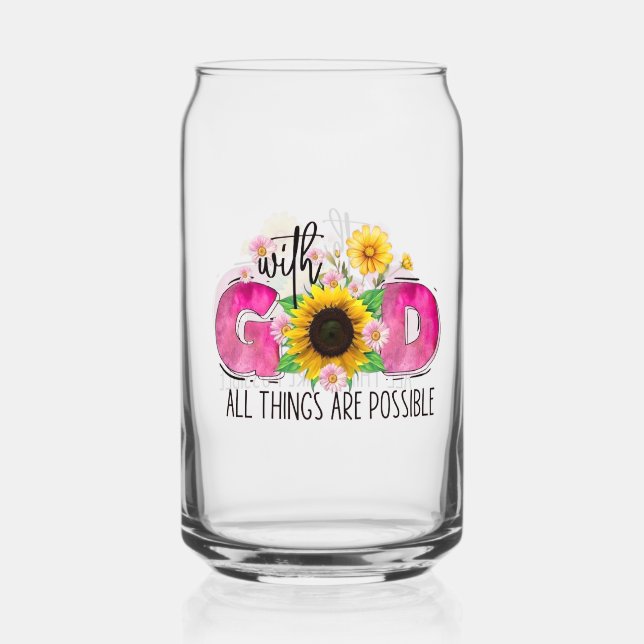 Pot holder can glass (Front)