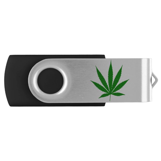 Pot leaf flash drive (Front)