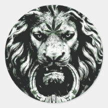 Pot Leaf Lion Sticker
