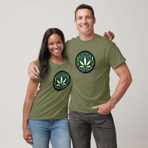 Pot Leaf Smoke T_Shirt