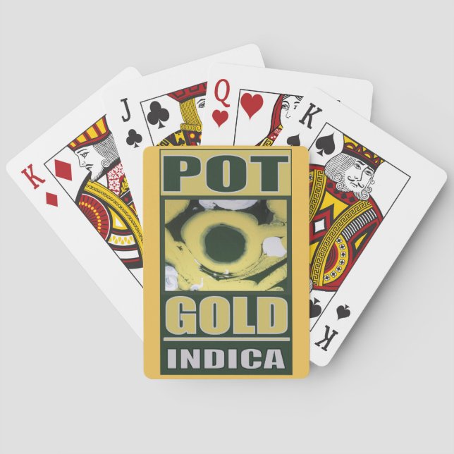POT O GOLD INDICA POKER CARDS (Back)