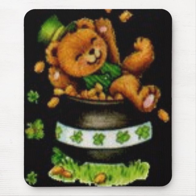 Pot of Bear Mouse Pad (Front)