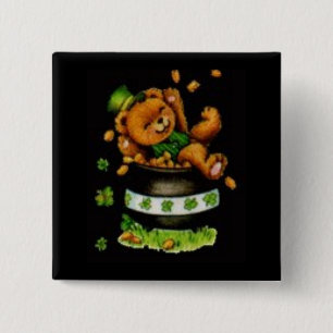 Pot of Bear Pinback Button