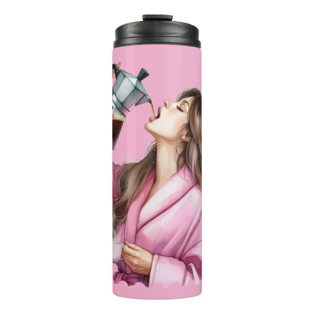 Pot of Coffee Thermal Tumbler (Front)