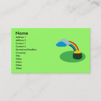 Pot of Gold Business Cards