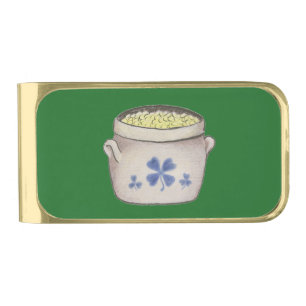Pot of Gold Finish Money Clip