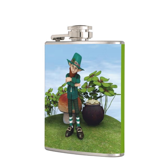 Pot of Gold Hip Flask (Left)