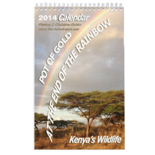 POT OF GOLD Kenya's Wildlife Calendar 2014 (1-Page