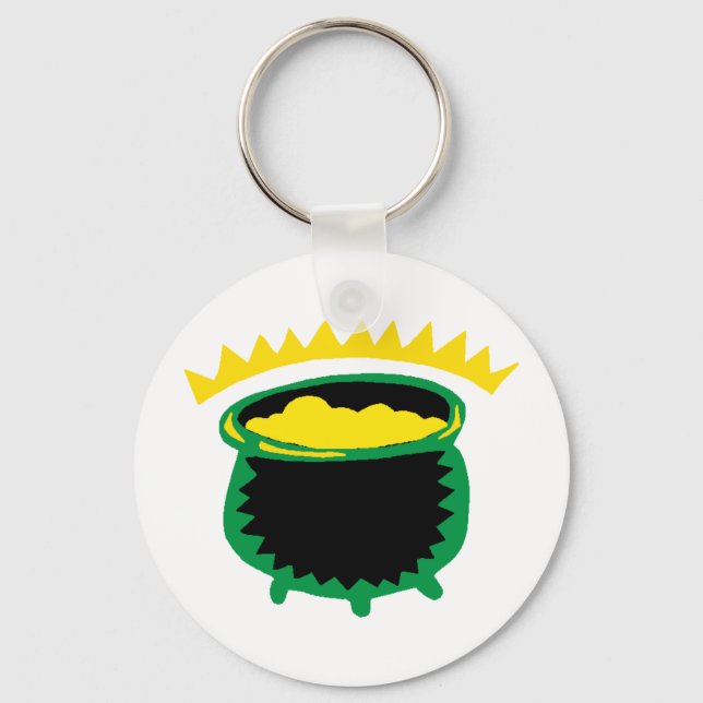 Pot of Gold Keychain (Front)