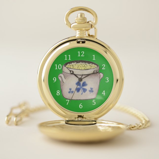 Pot of Gold Pocket Watch (Inside)
