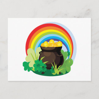 Pot Of Gold Postcard