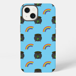 Pot of Gold Rainbow Cartoon iPhone 13 Case
