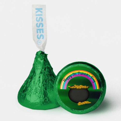 Pot of Gold Rainbow  Happy St Patricks Day  Hersheys Kisses