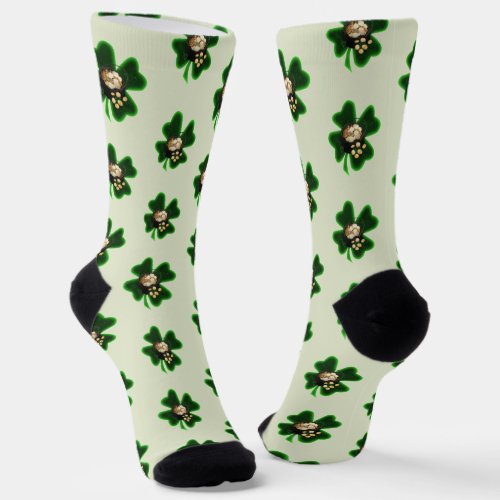 Pot of Gold St Patricks Day Socks