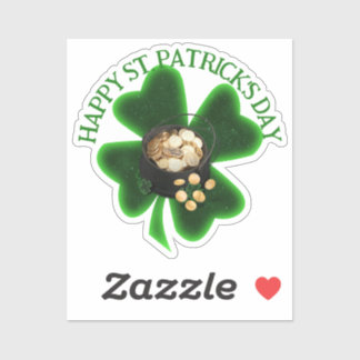 Pot of Gold St. Patrick's Day Sticker