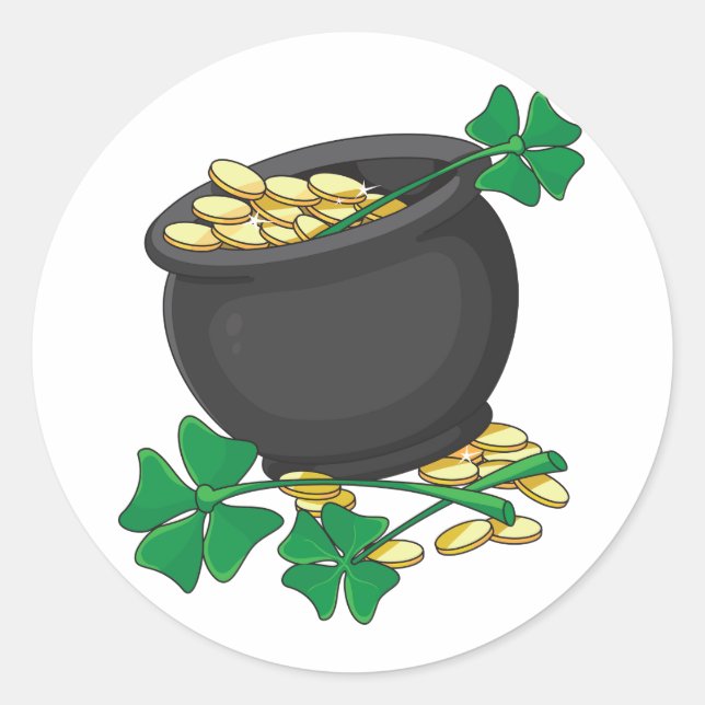 Pot of Gold Stickers (Front)