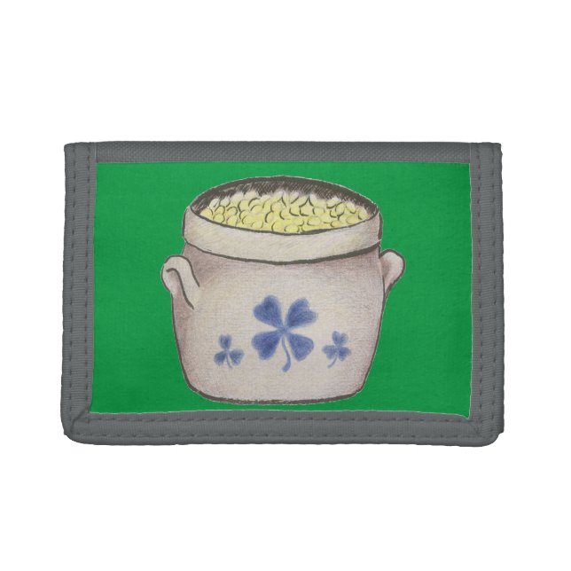 Pot of Gold Trifold Wallet (Front)