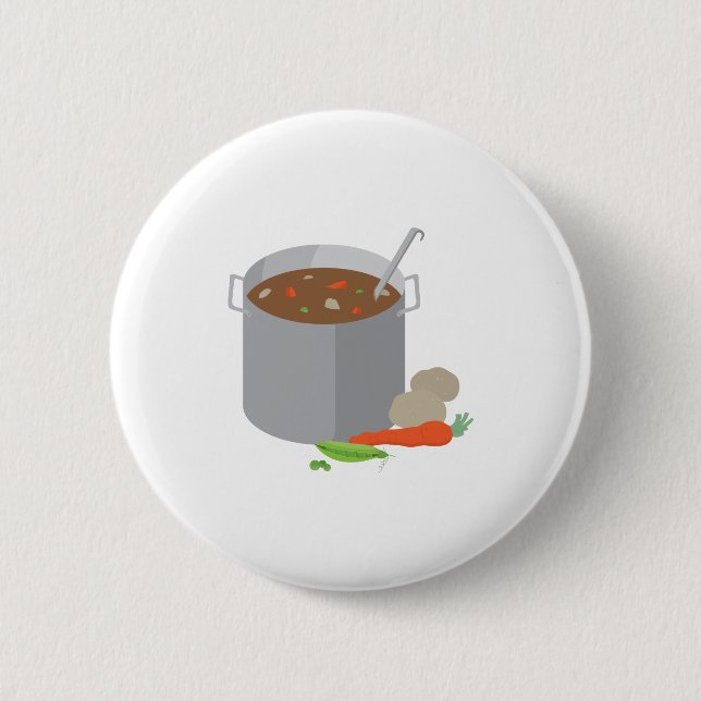 Pot Of Soup Button (Front)