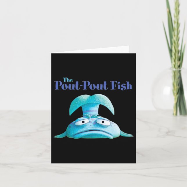 Pot Pout Fish Fisherman Funny Fishing Lover Cute F Card (Front)