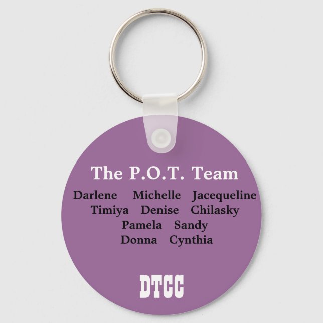 Pot Team Keychain (Front)