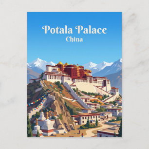 Potala Palace China Postcard