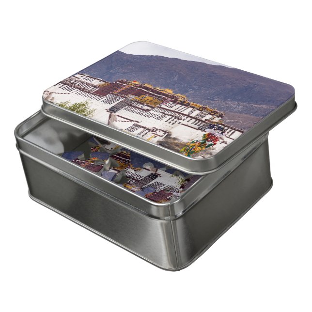Potala palace in Lhasa - Tibet Jigsaw Puzzle (Lid Open)