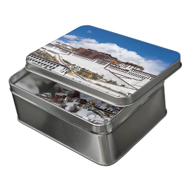 Potala palace in Lhasa - Tibet Jigsaw Puzzle (Lid Open)