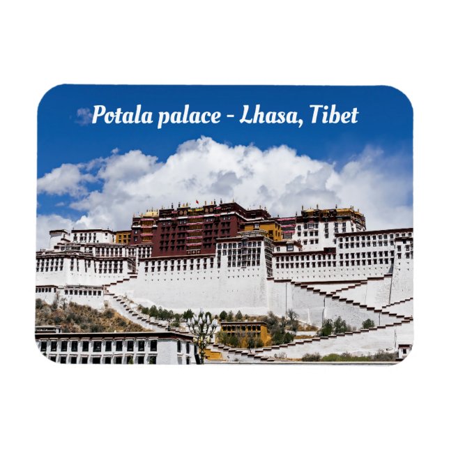 Potala palace in Lhasa - Tibet Magnet (Horizontal)