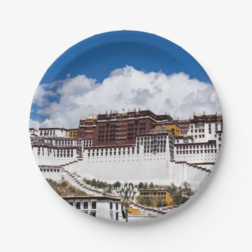 Potala palace in Lhasa _ Tibet Paper Plates
