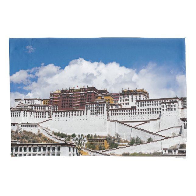 Potala palace in Lhasa - Tibet Pillow Case (Front)