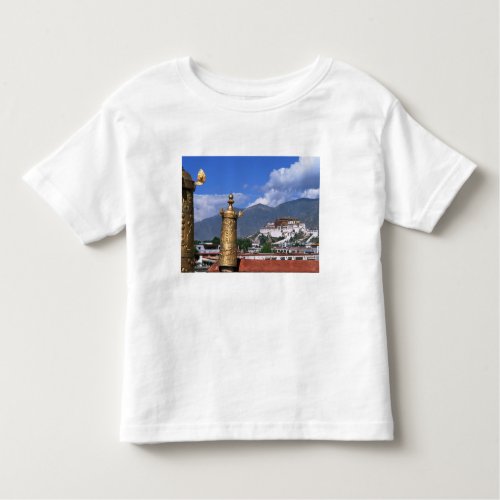 Potala Palace in Lhasa Tibet taken from Toddler T_shirt