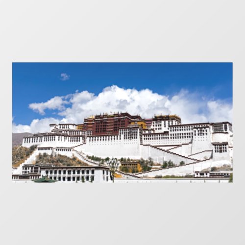 Potala palace in Lhasa _ Tibet Window Cling